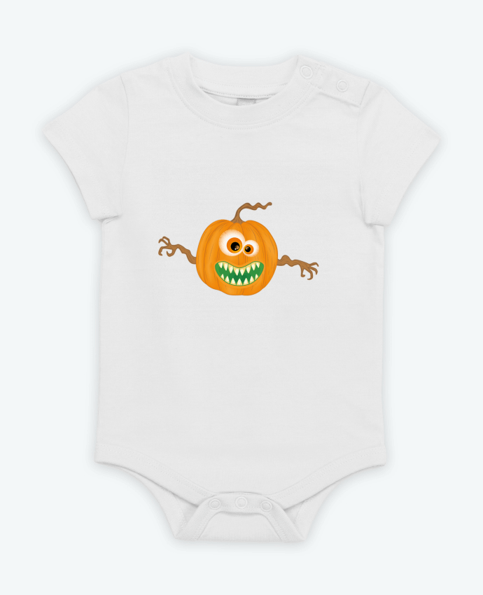 Body bébé Monstre citrouille halloween par Lumagayo