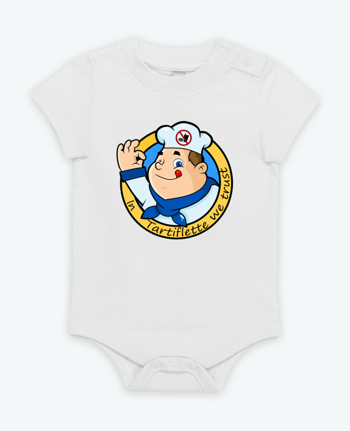 Body bébé Tartiflette par NoriskNimoDigitalArt