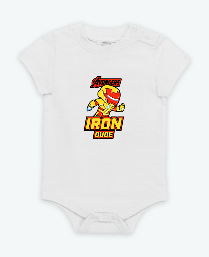 Body bébé Avongers Iron Dude par Geekshow