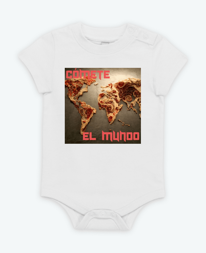 Body bébé Cómete el mundo! par a-Creations