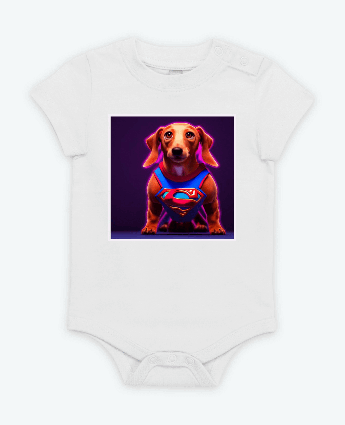 Body bébé Superdog! par a-Creations