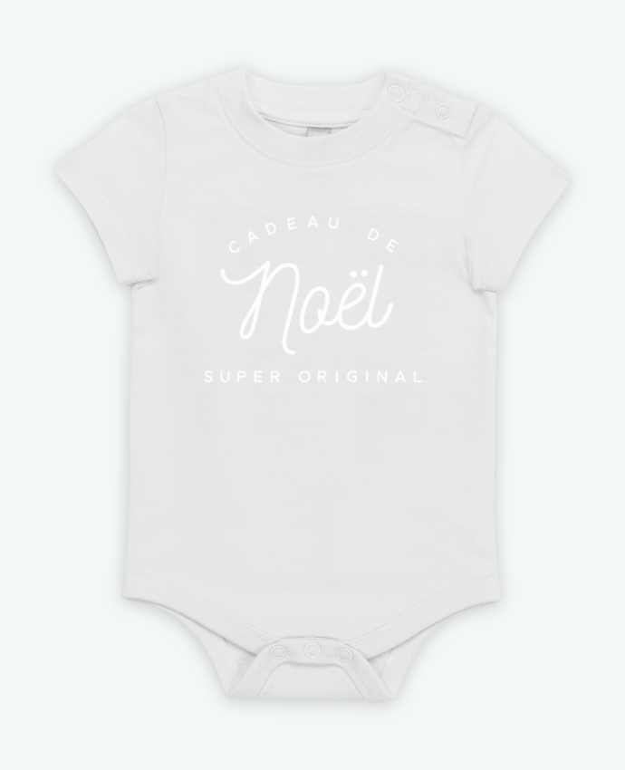 Body bébé Cadeau de Noël super original - texte blanc par justsayin