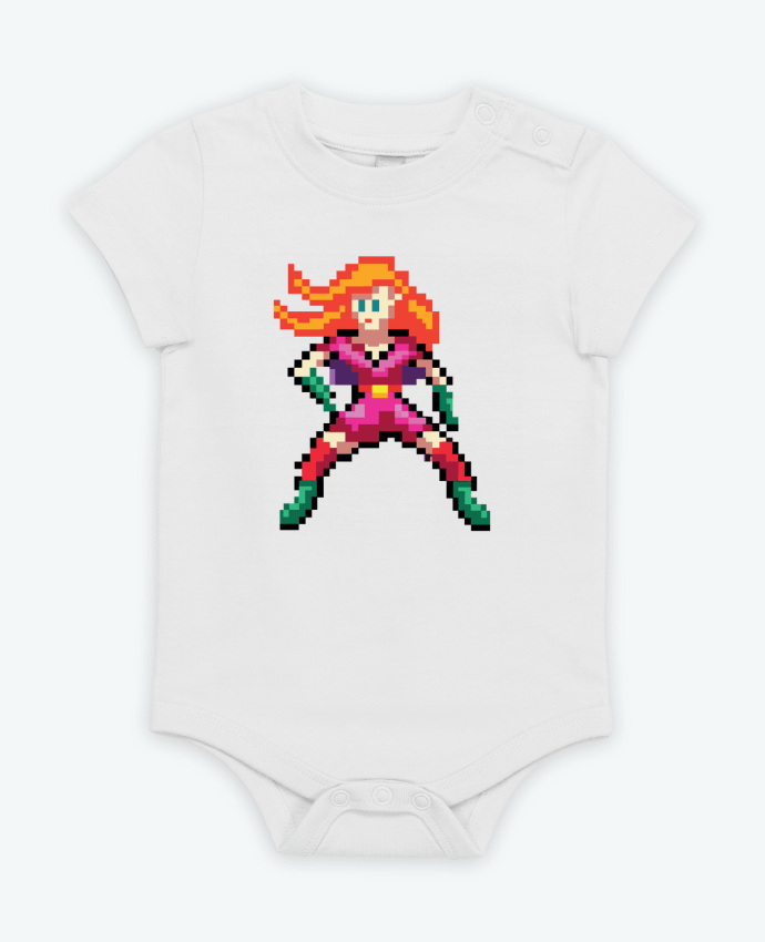Body bébé Super héroïne - Red par justsayin