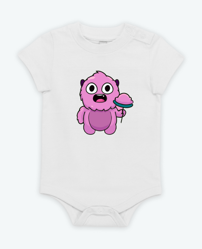 Body bébé Mignon monstre rose par justsayin