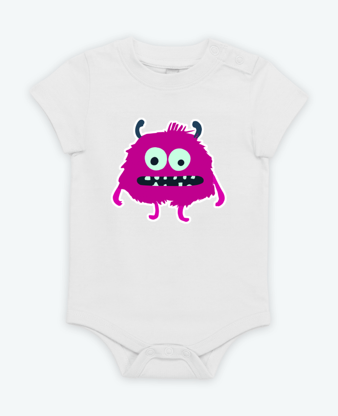 Body bébé Monstre rose par justsayin