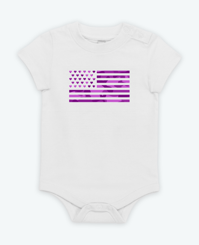 Body bébé Love army par Lamouchenoire