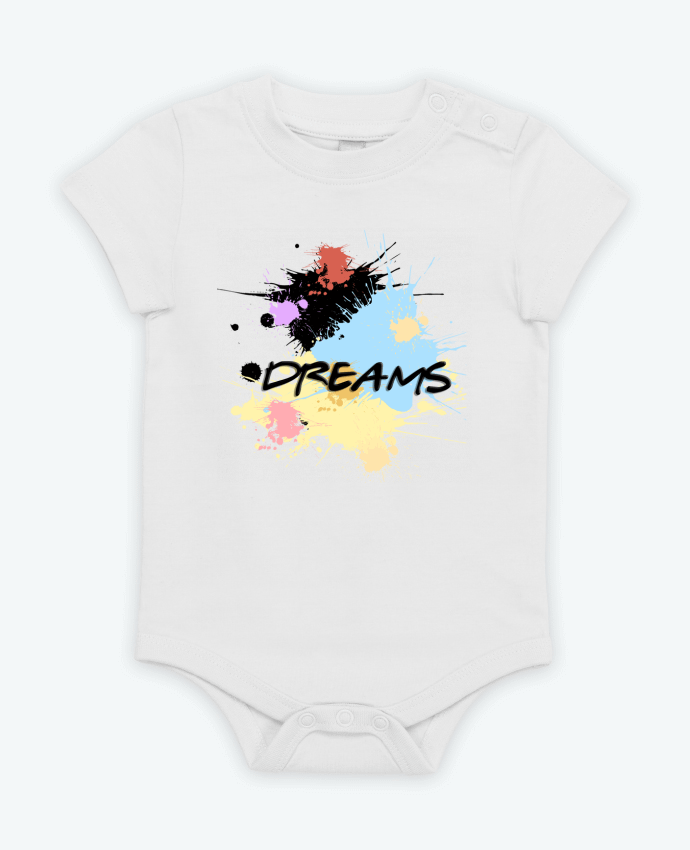 Body bébé Dreams paint - rêves peinture par Toncadeauperso