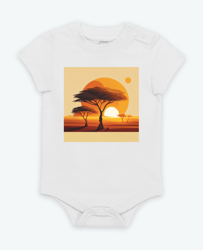 Body bébé Savane par Louis_Designs