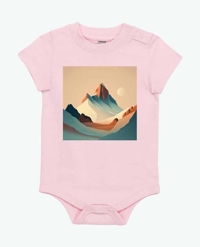 Body bébé Montagne par Louis_Designs