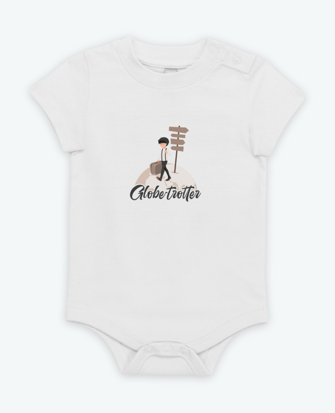 Body bébé Globe-Trotter 3 par Sheepandco
