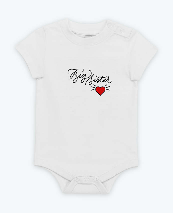 Body bébé Big Sis Red Heart par calligraphismes