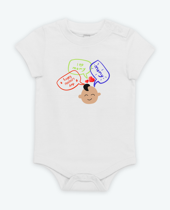 Body bébé maman  love y par ayadesigne