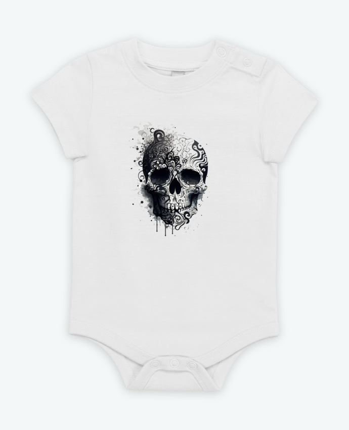 Body bébé Skull Art par Kraazy