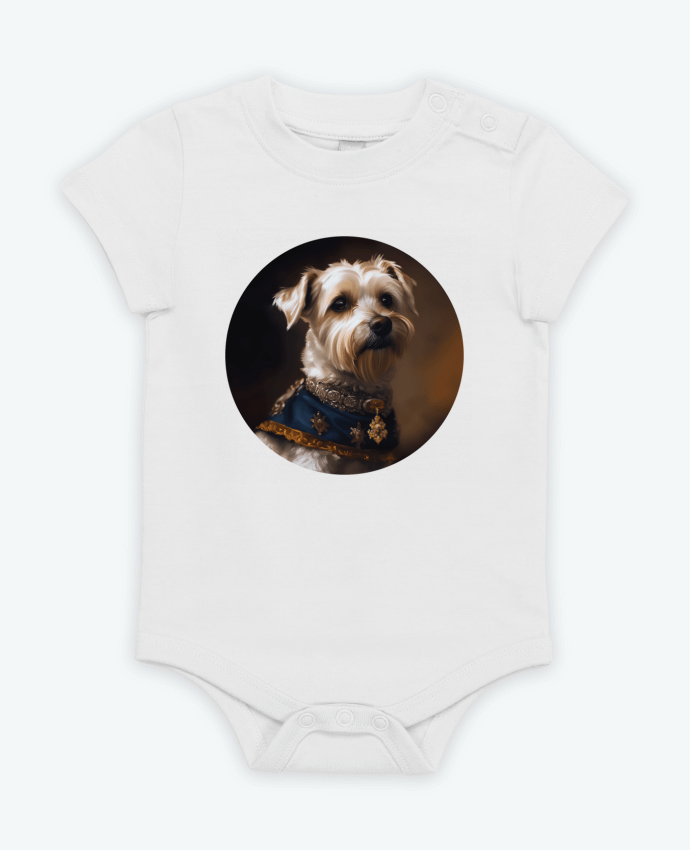 Body bébé chien médaillé par EliseDesign