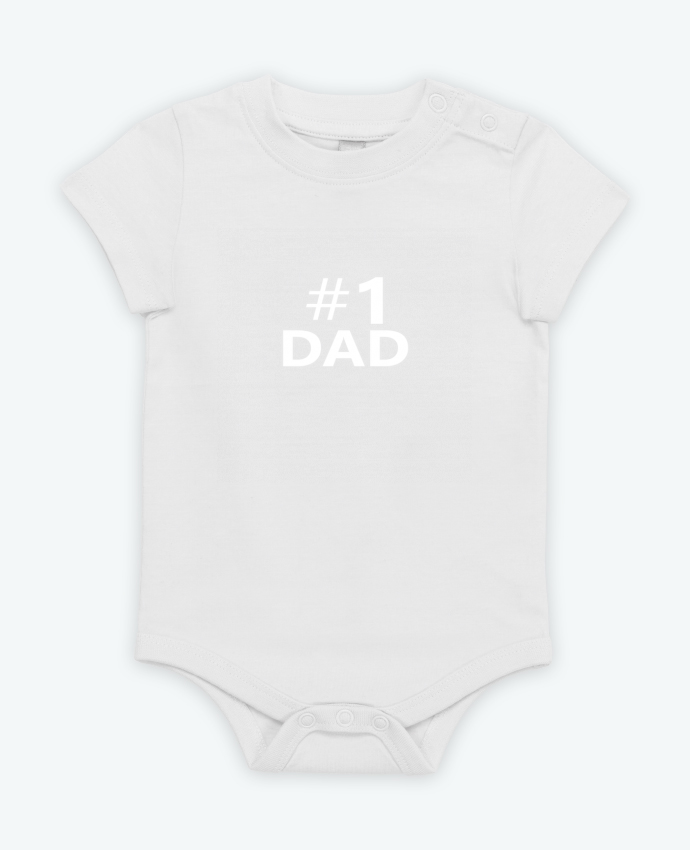 Body bébé Papa numéro 1 par Chrianss Designs