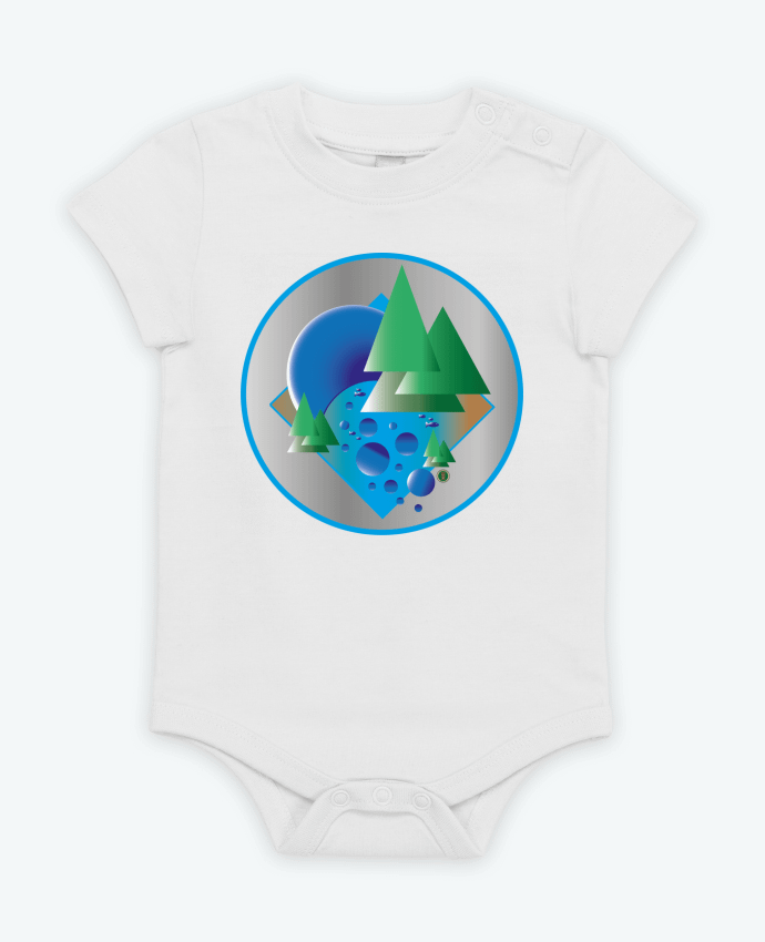Body bébé Sous l'eau par Lours/2pattes