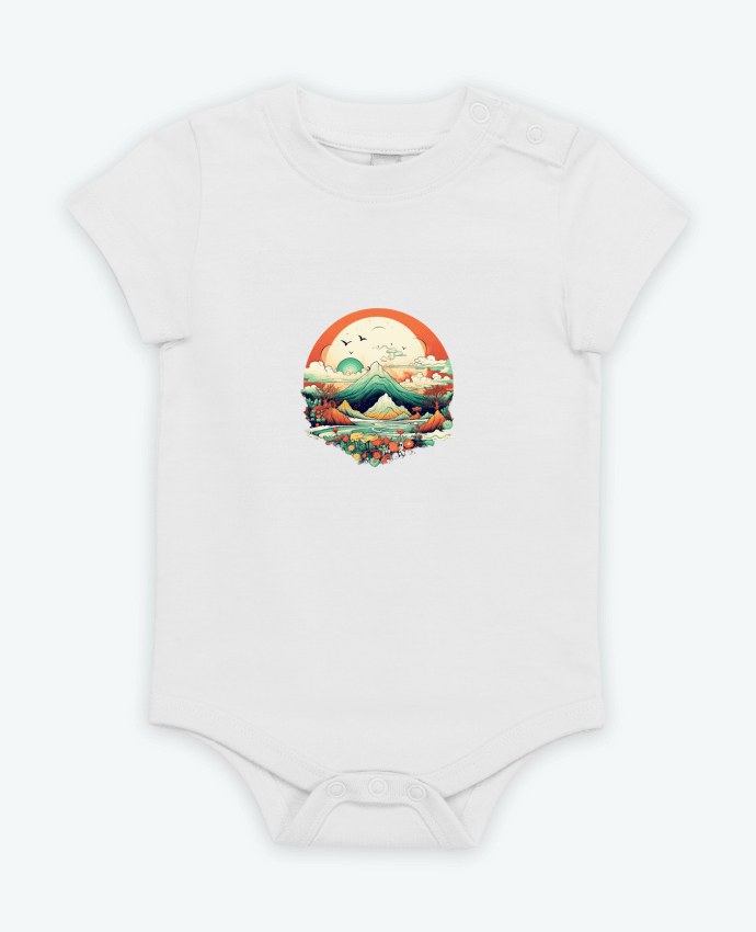 Body bébé Exotic Summer Vibes par TheWolfofArt