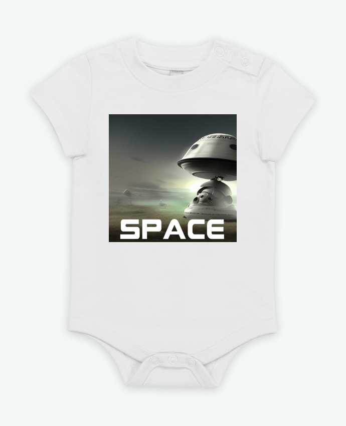 Body bébé STATION MARS par Goryl graph