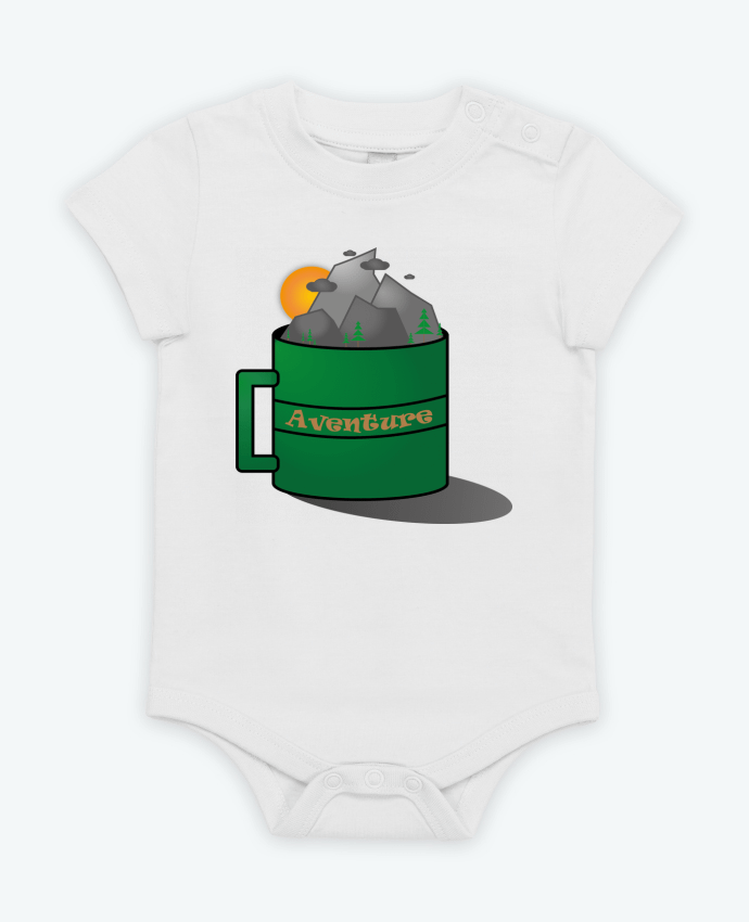 Body bébé Le Mug Montagne par Lours/2pattes
