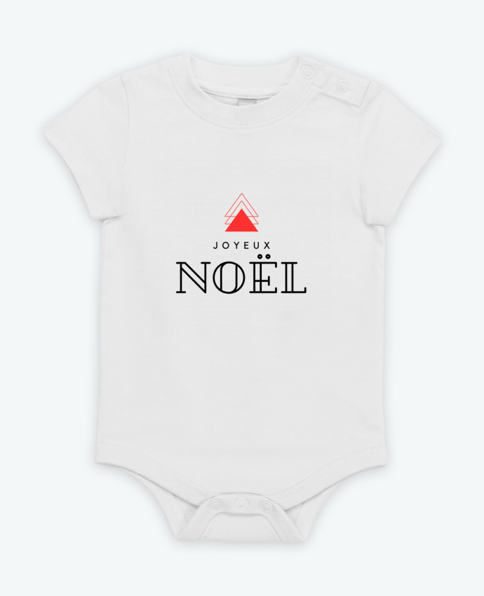 Body bébé Joyeux noël moderne par iDées&cRéaTion