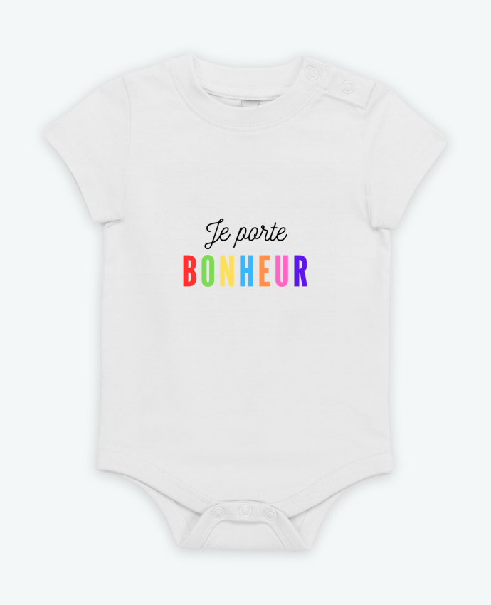 Body bébé Je porte bonheur par iDées&cRéaTion