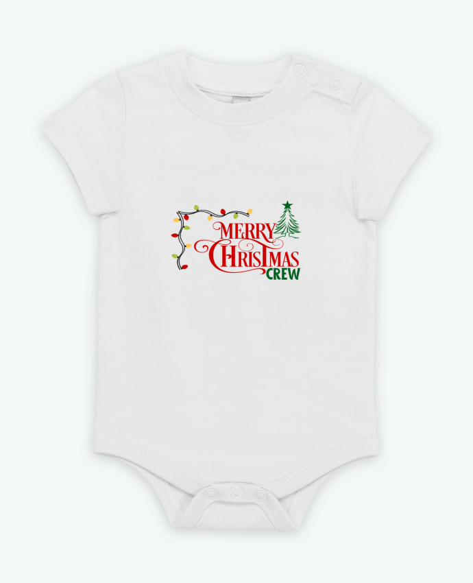 Body bébé Christmas Crew - Design aux couleurs des fêtes par DEVMA