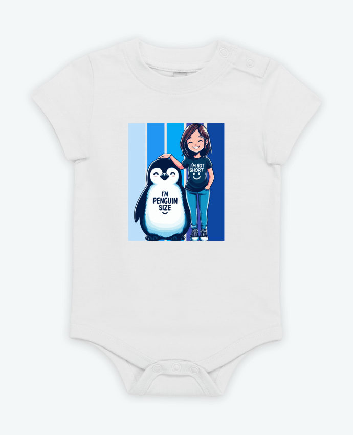 Body bébé I'm not short i'm penguin size par Sam boutique 79