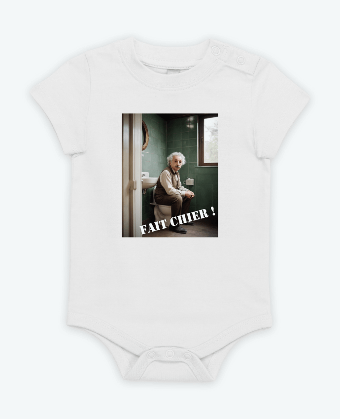 Body bébé Albert Einstein par TiA