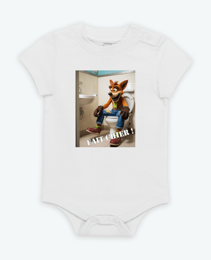Body bébé Crash bandicoot par TiA