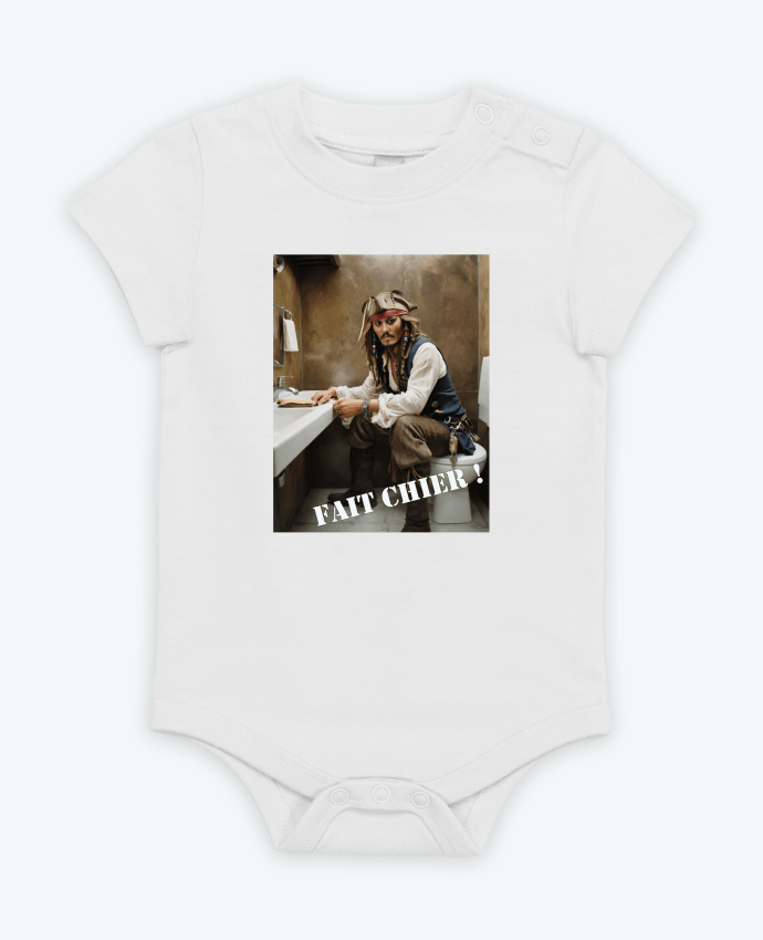 Body bébé Jack Sparrow par TiA