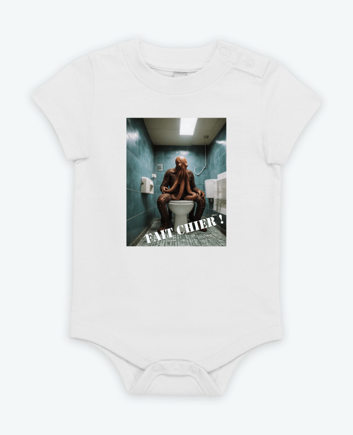 Body bébé Tête de poulpe par TiA