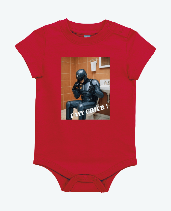 Body bébé Robocop par TiA