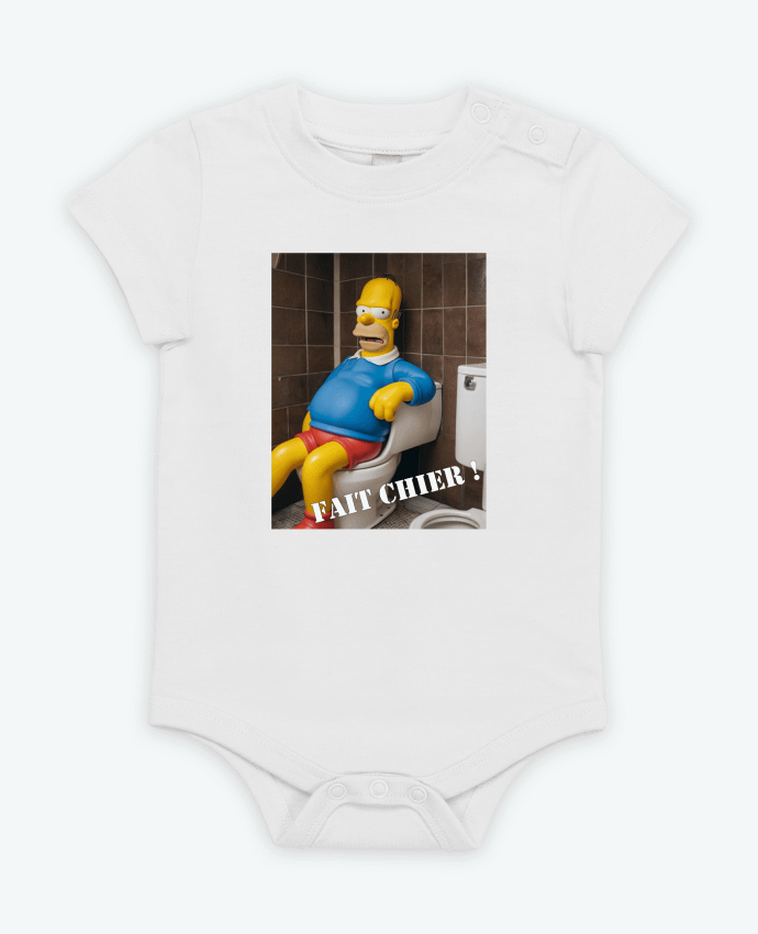 Body bébé Omer Simpson par TiA