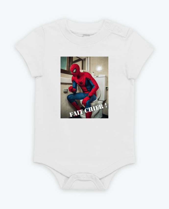 Body bébé Spiderman par TiA