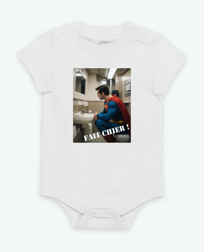 Body bébé Superman par TiA