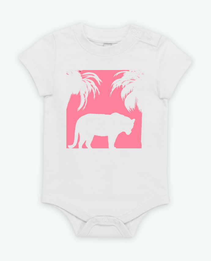 Body bébé Jungle rose par Les Caprices de Filles