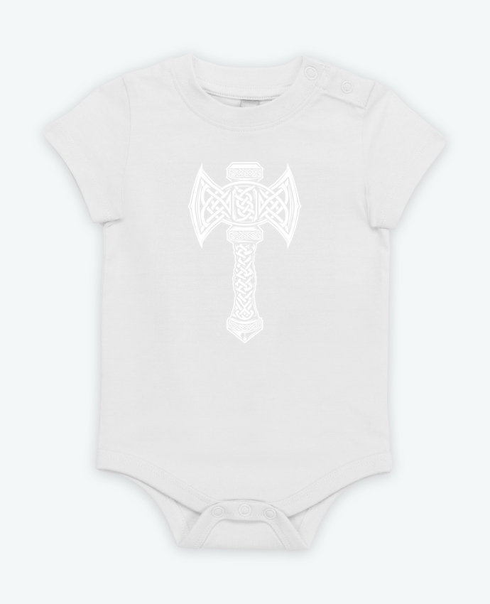 Body bébé Mjöllnir symbole viking par KronoArt