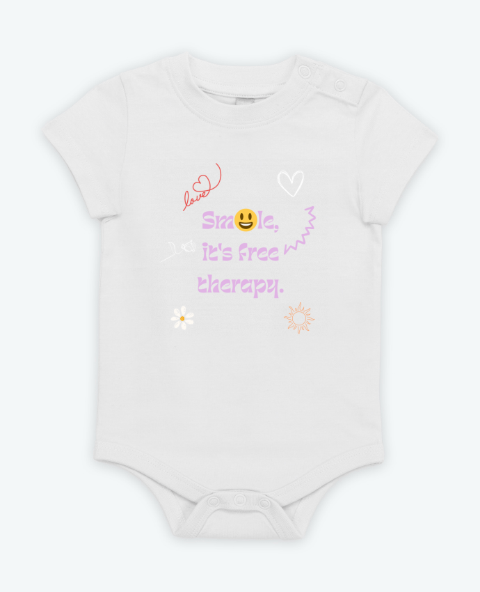 Body bébé smile it's free therapy par Designfun