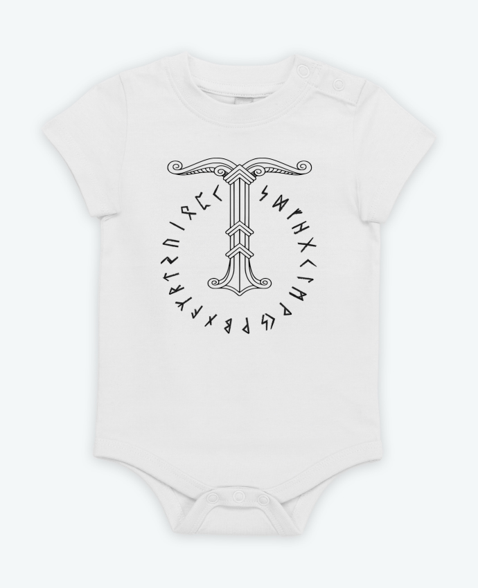 Body bébé Irminsul symbole viking par KronoArt