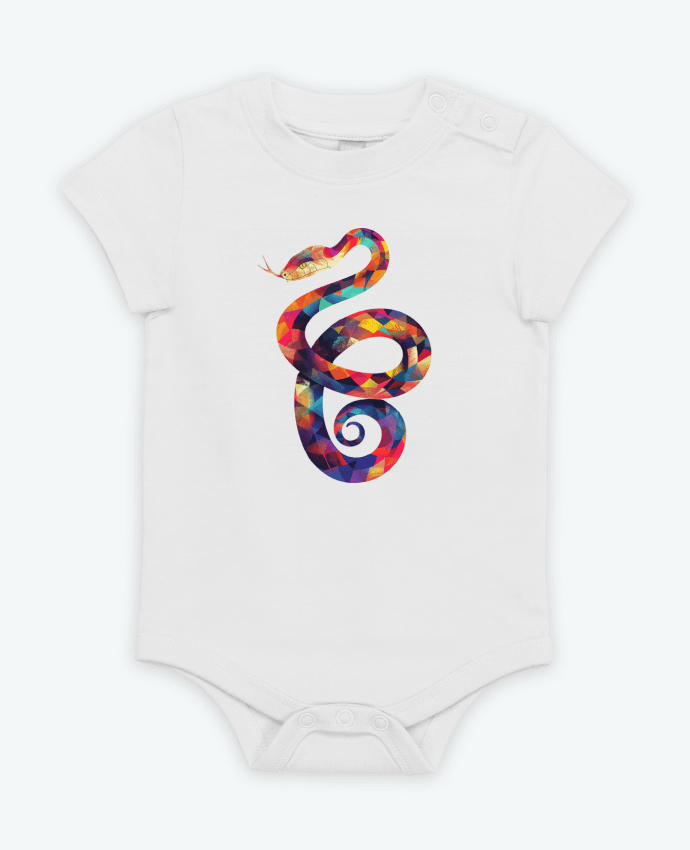 Body bébé Illustration de Serpent stylisé par KronoArt