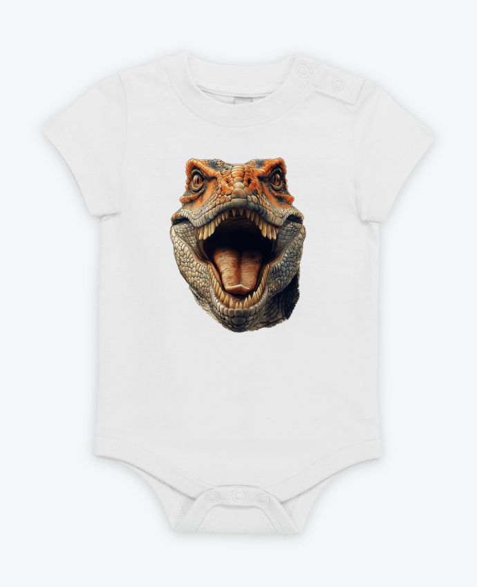 Body bébé Tête de dinosaure par KronoArt