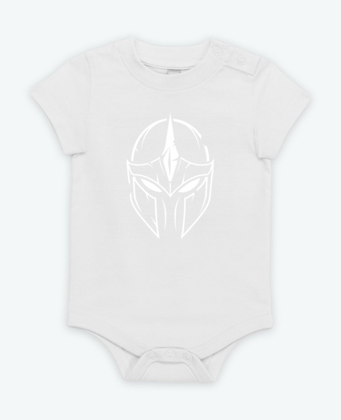 Body bébé Casque guerrier par KronoArt
