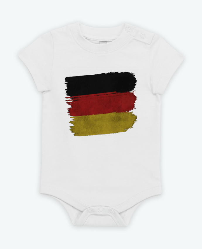 Body bébé Drapeau Allemand par KronoArt