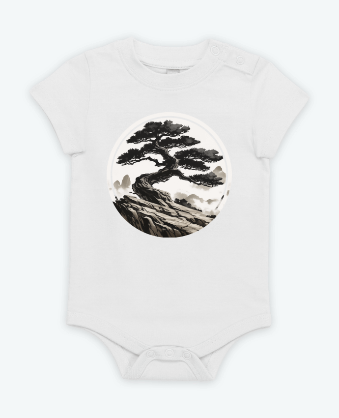 Body bébé Paysage Asiatique par KronoArt