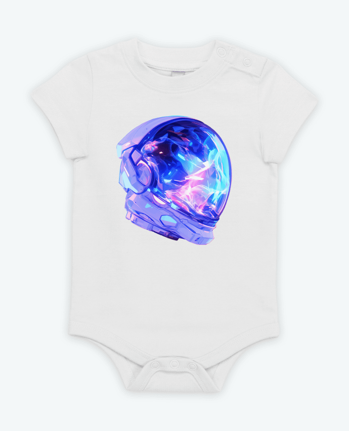 Body bébé Casque d'Astronaute par KronoArt