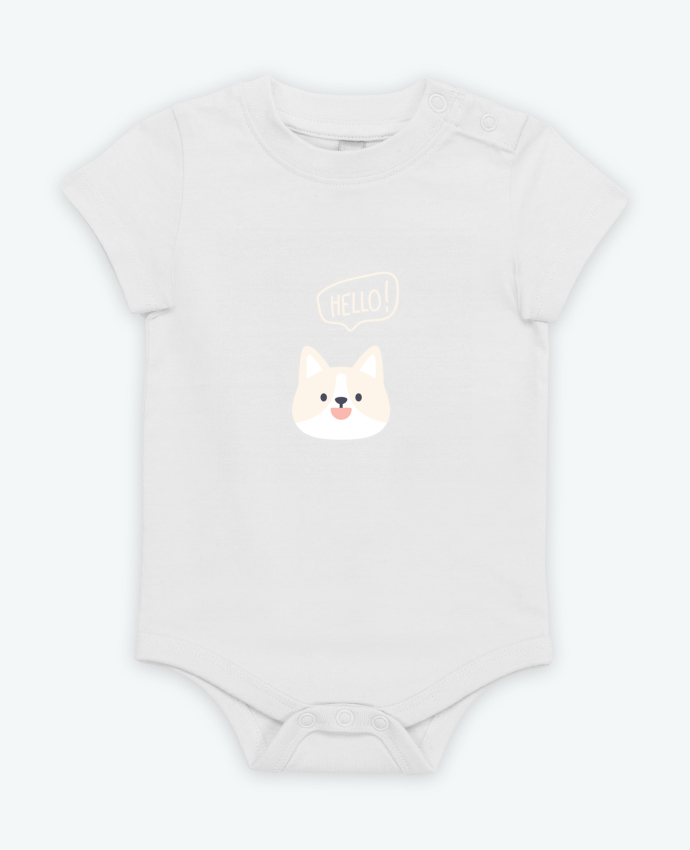 Body bébé Hello par Claire
