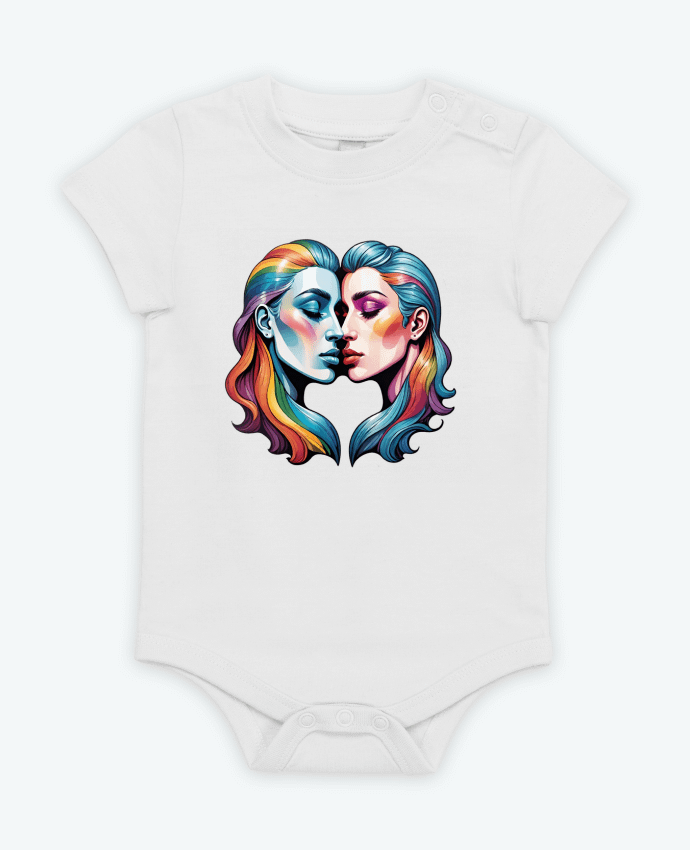 Body bébé LOVE WITHOUT LIMITS par 33designerarte