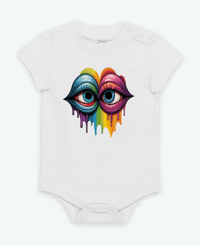 Body bébé LOOK AT ME par 33designerarte