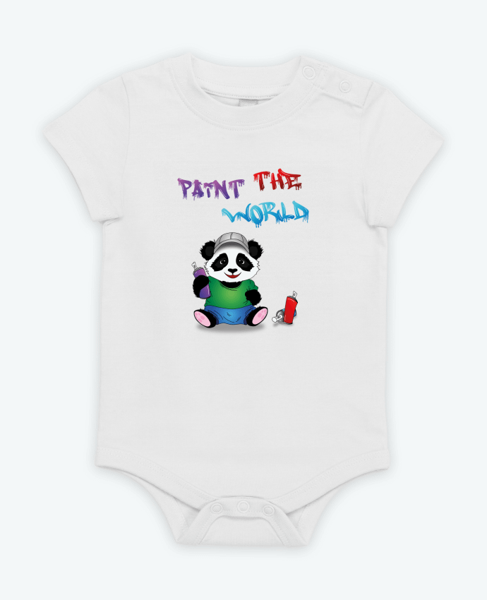 Body bébé Paint The World par 50NuancesDeGraph