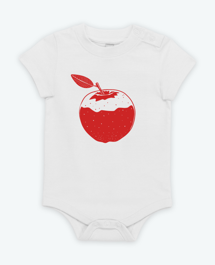 Body bébé Pomme rouge par TOMI AX